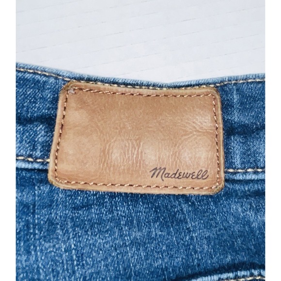 Madewell Jeans Women's 29 Blue 10" High Riser Skinny Skinny Stretch Coastal Boho - Picture 5 of 7